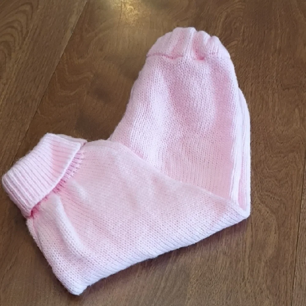 Cozy White and Pink Kids Matching Set Size Small By Infant Boutique